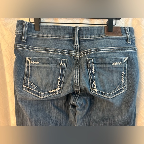 BKE Payton Blue Denim Bootcut Jeans - Picture 6 of 7